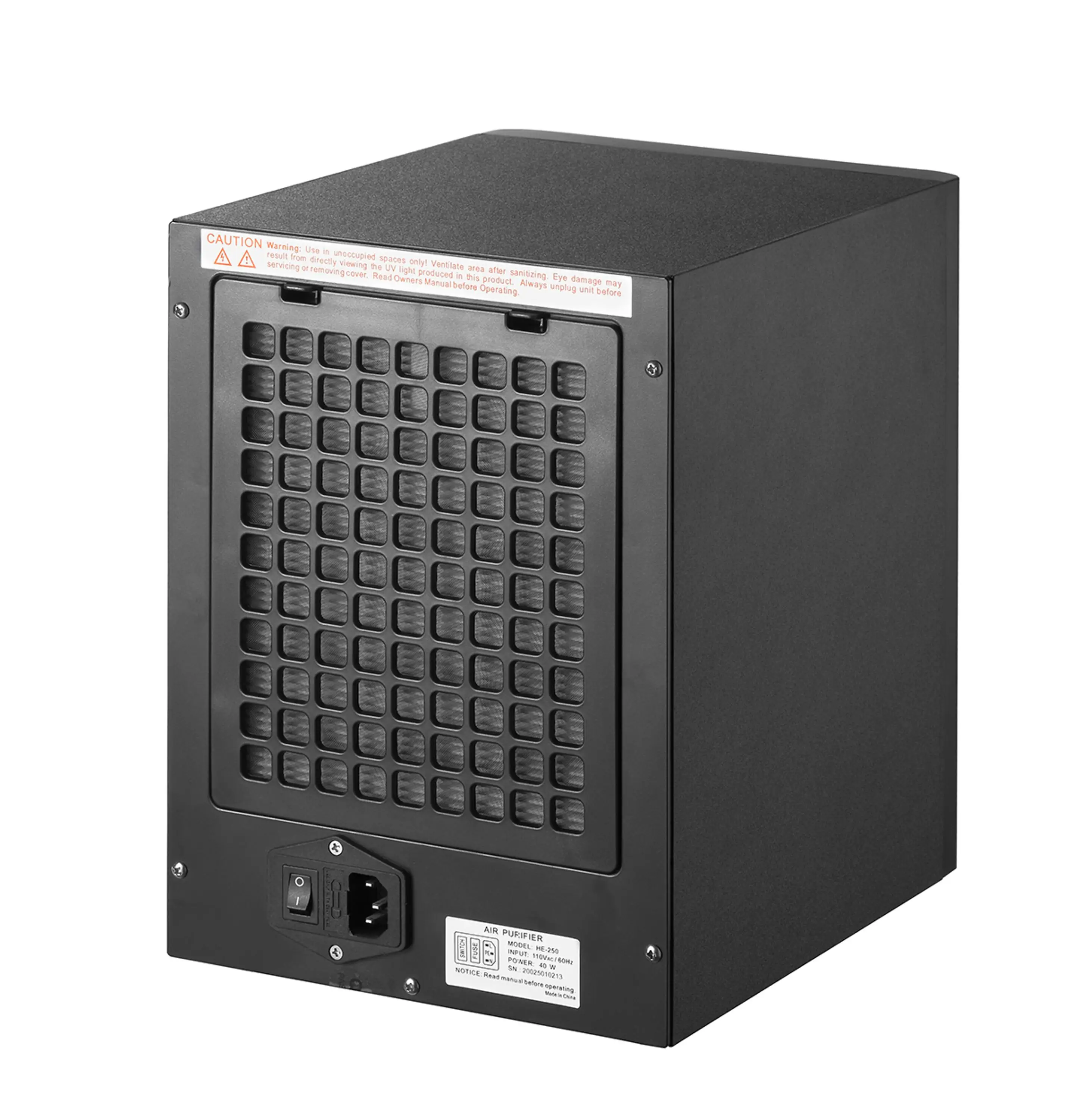 Электрический Очиститель воздуха (HEPA + carbon filter photo catlytic UV Ionizer ozone) для 110 120v или 220