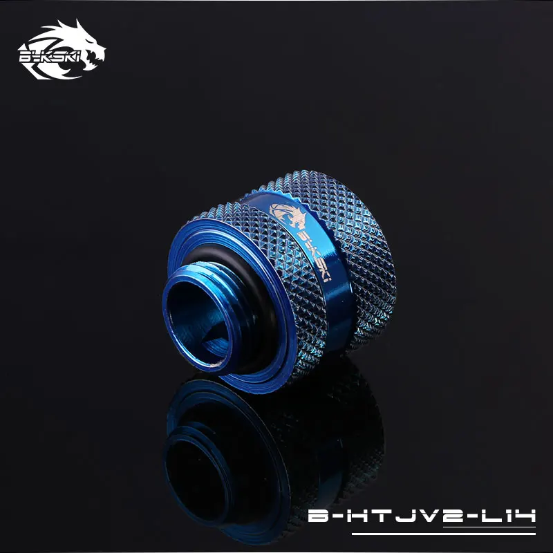 Bykski жесткие трубки фитинги для OD12mm/14mm/16mm бутик Алмазный Узор несколько цветов G1/4 ''быстрый поворот 4 уплотнения кольца гаджет V2