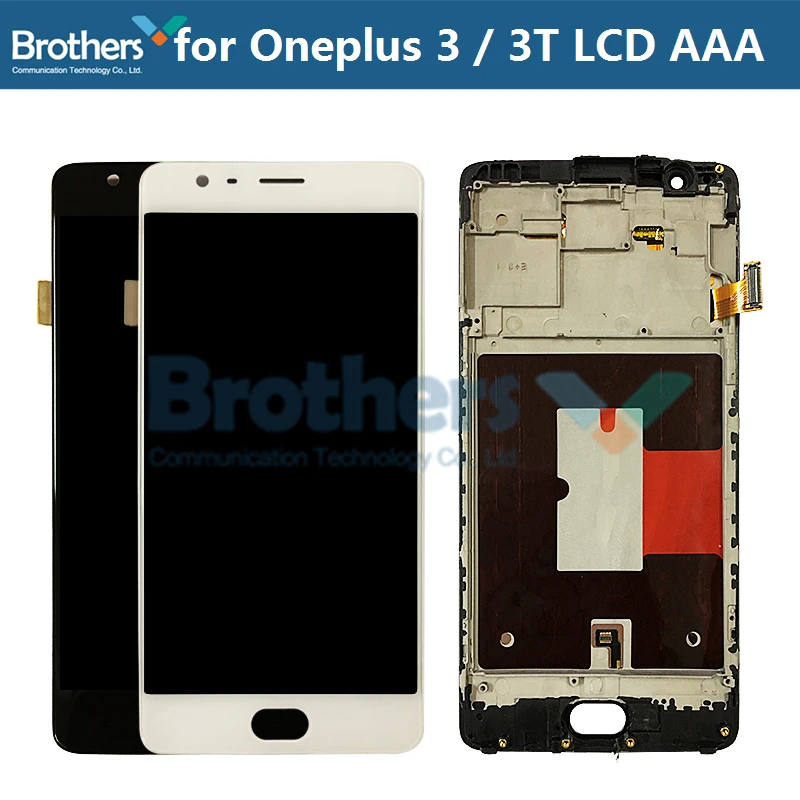 ЖК-экран для Oneplus 3 3T ЖК-дисплей для Oneplus 3 3T A3000 сенсорный экран в сборе с рамкой сенсорный дигитайзер TFT экран тест