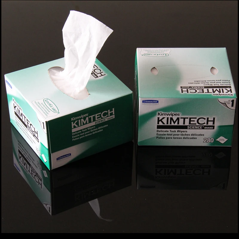 10 коробок Kimwipes салфетка для чистки оптического волокна волоконно оптический
