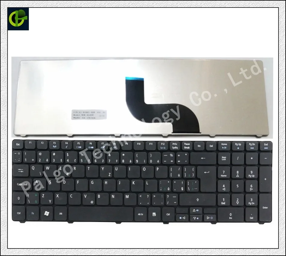 

Czech Keyboard for Acer aspire E1-732 E1-732G E1-772G E1-772 Gateway NE56 NE56R NE51B P5WS6 NV59A MS2370 CZ fit Slovakia SK
