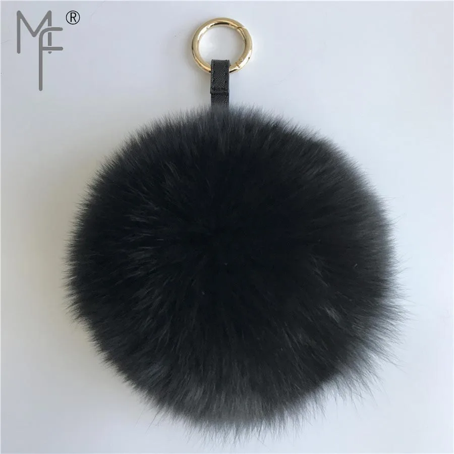 Magicfur - 15 см натуральный шарик из меха лисы ABcharm помпоном Начальная буква P с