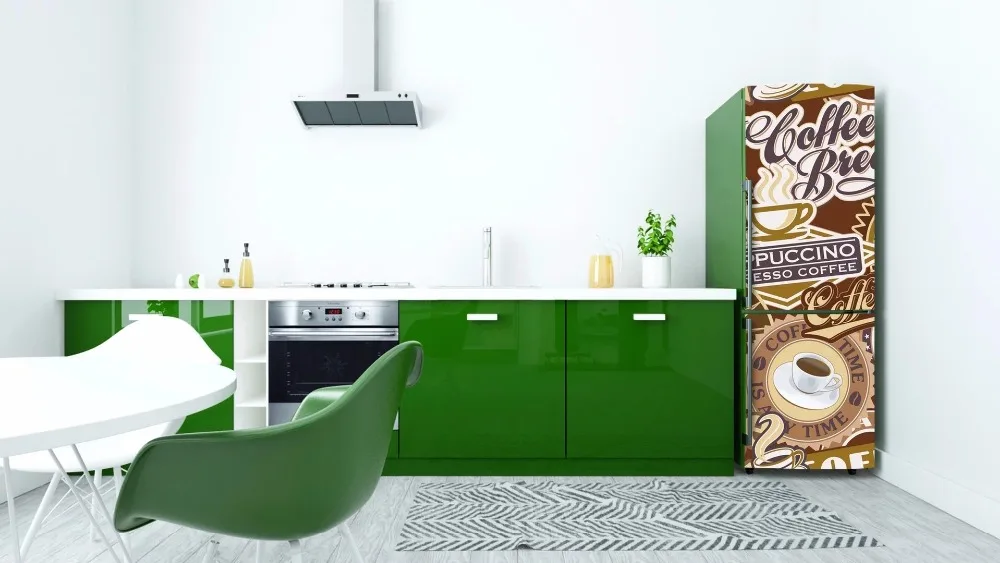 DIY кафе узор художественная Водонепроницаемый самоклеящийся стикер на