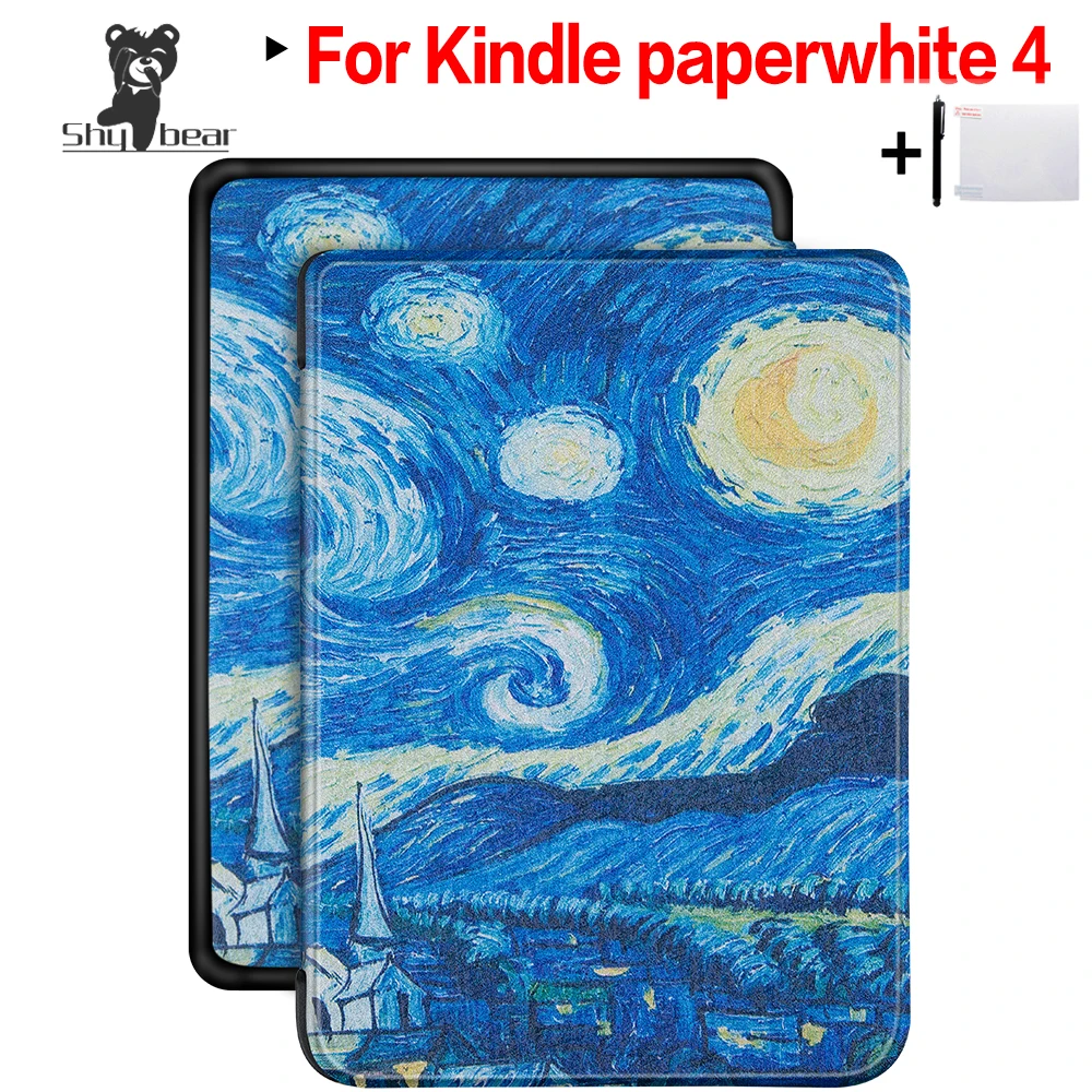 

Чехол для Kindle Paperwhite 4 2018 10-й 6-дюймовый E-reader Тонкий чехол для Kindle PQ94WIF водонепроницаемый чехол