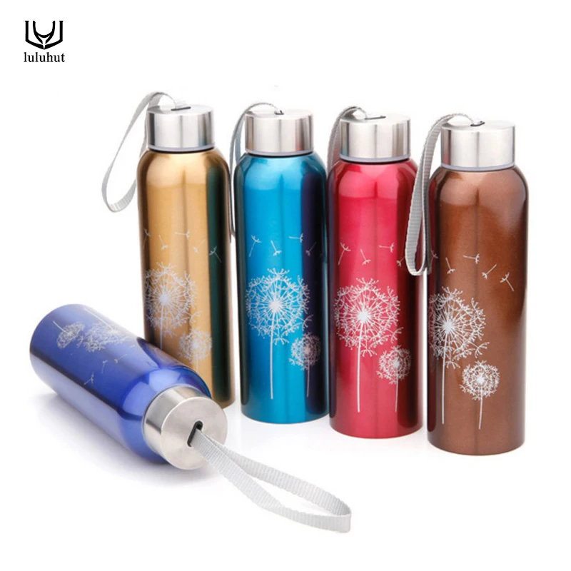 Термос luluhut термос бутылка для воды герметичная Вакуумная чашка многоцветные