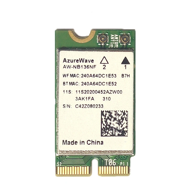 Сетевая карта Broadcom BCM943241NG1630 AW NB136NF 300 Мбит/с 802 11 n NGFF Wi Fi для ASUS Toshiba BenQ Haier Samsung| |