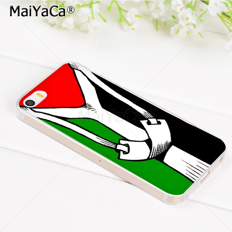 MaiYaCa Palestine Flags Новый разноцветный Роскошный чехол для телефона iPhone 8 7 6 6S Plus X 5 5S SE
