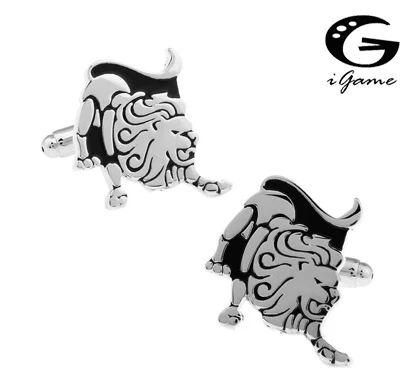 

iGame Leo Cuff Links Fashion Constellation Design Lion Style Free Shipping