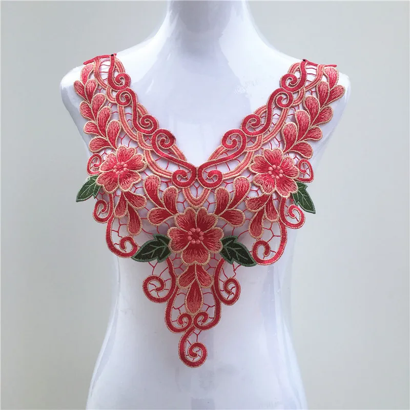 Collar 54 CL775 1 шт. вышитая бабочка кружевной воротник декольте Venise Аппликация Вышивка Шитье на патчи Швейные аксессуары 53-61 - Цвет: Collar 54 CL775