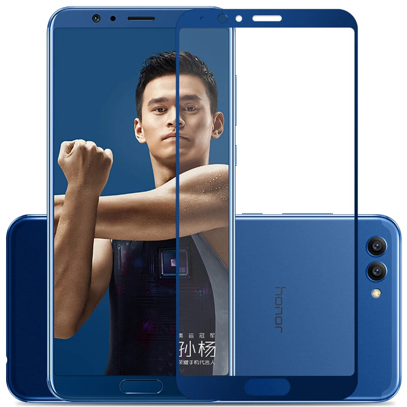 3D закаленное стекло для Huawei Honor View 10 Полное покрытие экрана Взрывозащищенная