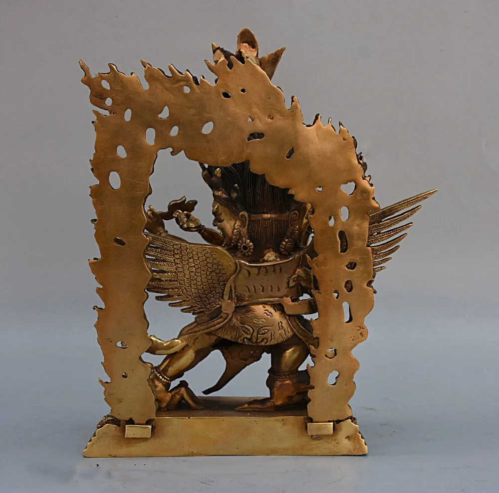 Рождественская тибетская буддистская медная статуя Будды Vajrakilaya Vajragilaya Dorje Purpa на