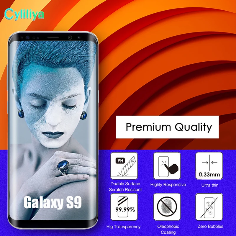 Версия Не полное покрытие закаленного стекла для Samsung Galaxy Note 9 8 S10 S9 S8 Plus S7 S6 Edge 200 шт/лот on.