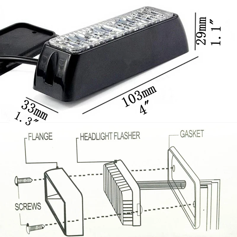 12v/24v 3 водить автомобиль грузовик трактор мотоцикл RV прицеп аварийный светильник