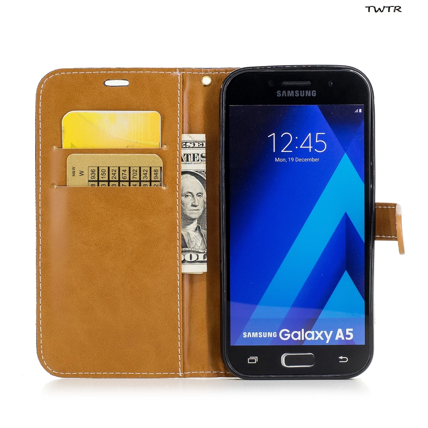 SM-A520F Denim Flip Case for Samsung Galaxy A5 A 5 2017 A520 SM-A520 A520F Cover 520 A520F/DS SM-A520F/DS Bag | Мобильные телефоны