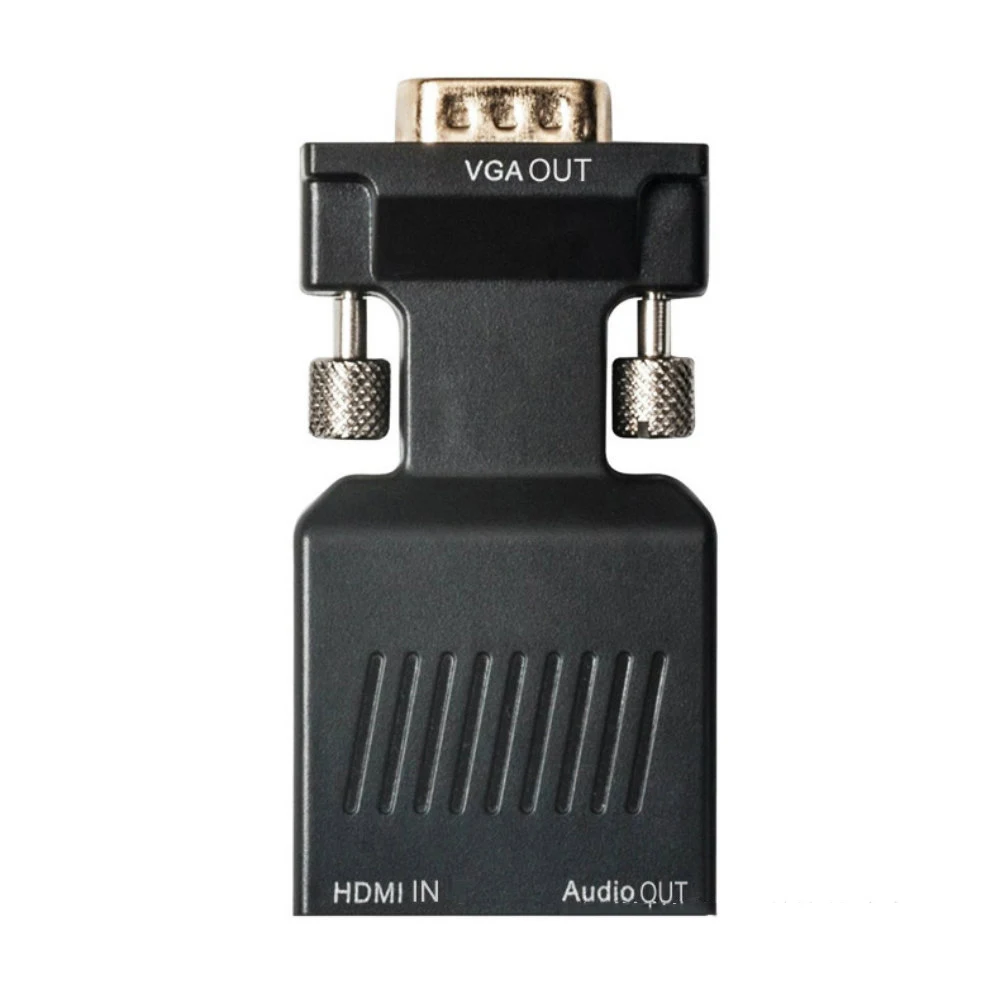 1080P видео конвертер VGA папа к HDMI Женский с аудио кабель питания Поддержка USB