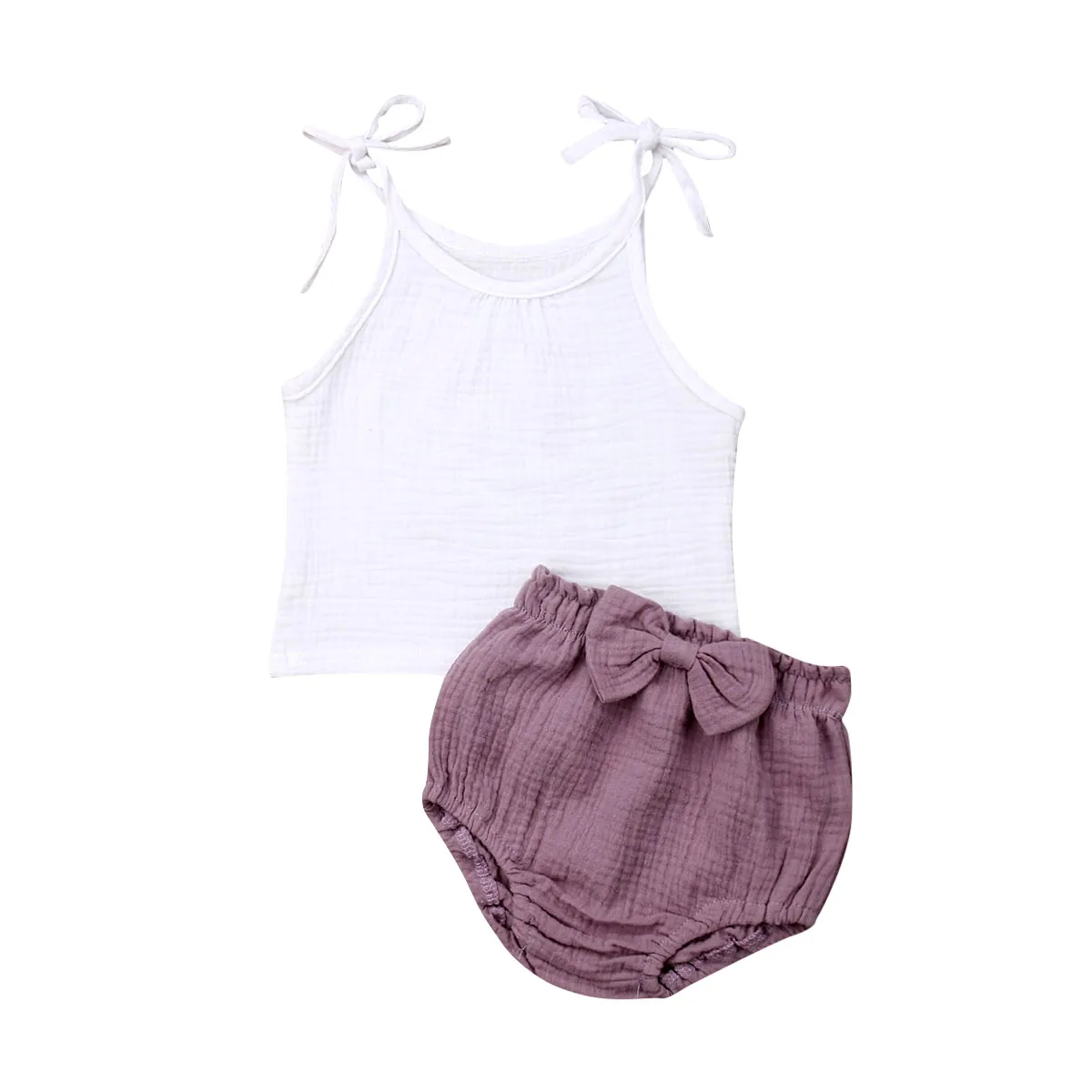 Одежда для маленьких девочек повседневные летние топы футболка + штаны шаровары