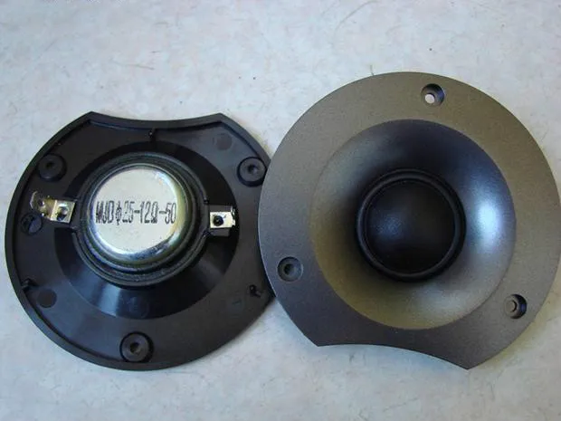 2 шт./упак. DIY Hifi 25 мм динамик большой Voice coil купольный твитер шелк фильм неодимовые