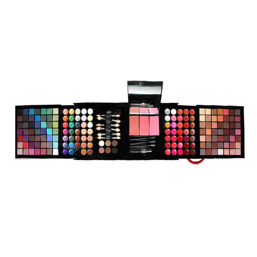 177 Colors Eyeshadow Combination Palette Makeup Set Big Kit Matte Shimmer Beauty Cosmetic Professional Pigmented With Brushes