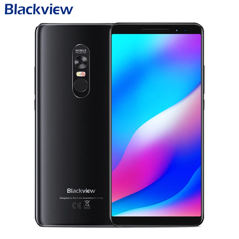Blackview MAX 1 проектор мобильный телефон 6 01 дюймов AMOLED экран ГБ + 64 MT6763T Восьмиядерный