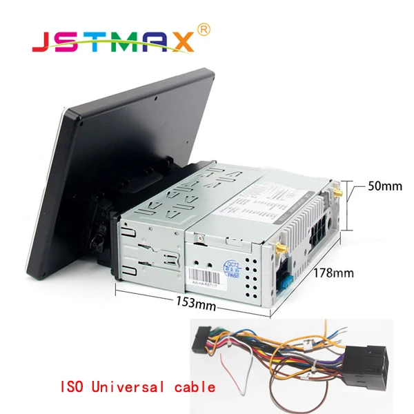 JSTMAX 10 1 "Android 8 0 Автомобильный GPS радио плеер для универсального din автомобиля