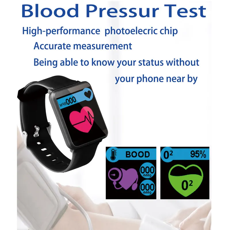 Гарнитура для умных часов Smartwatch Android iOS Телефон браслет Спорт шагомер калории