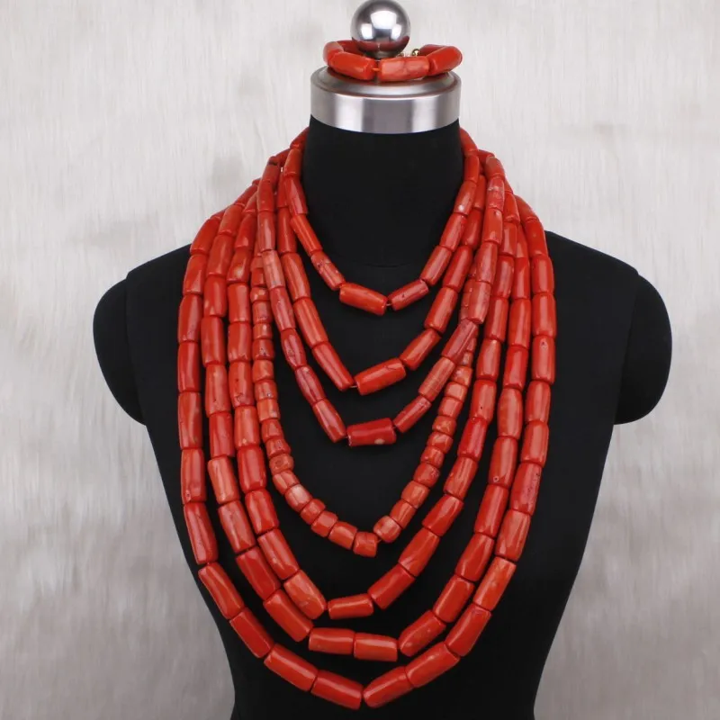 

Dudo Jewelry Indian Jewelry Set For Women Antique Coral Beads Necklace Set 7 Layers Fine Jewelry Jewellery Set Free Shipping