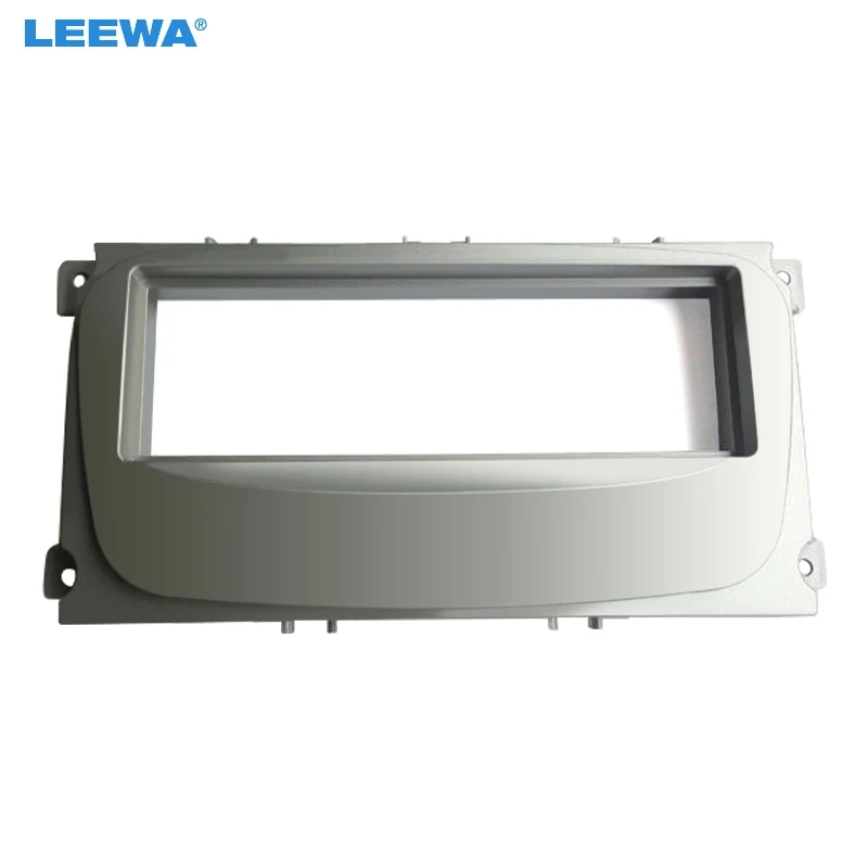 

LEEWA Car Stereo CD Radio Fascia Frame For Ford Focus II Mondeo S-Max C-Max Galaxy II Kuga Audio Plate Panel Frame Installation