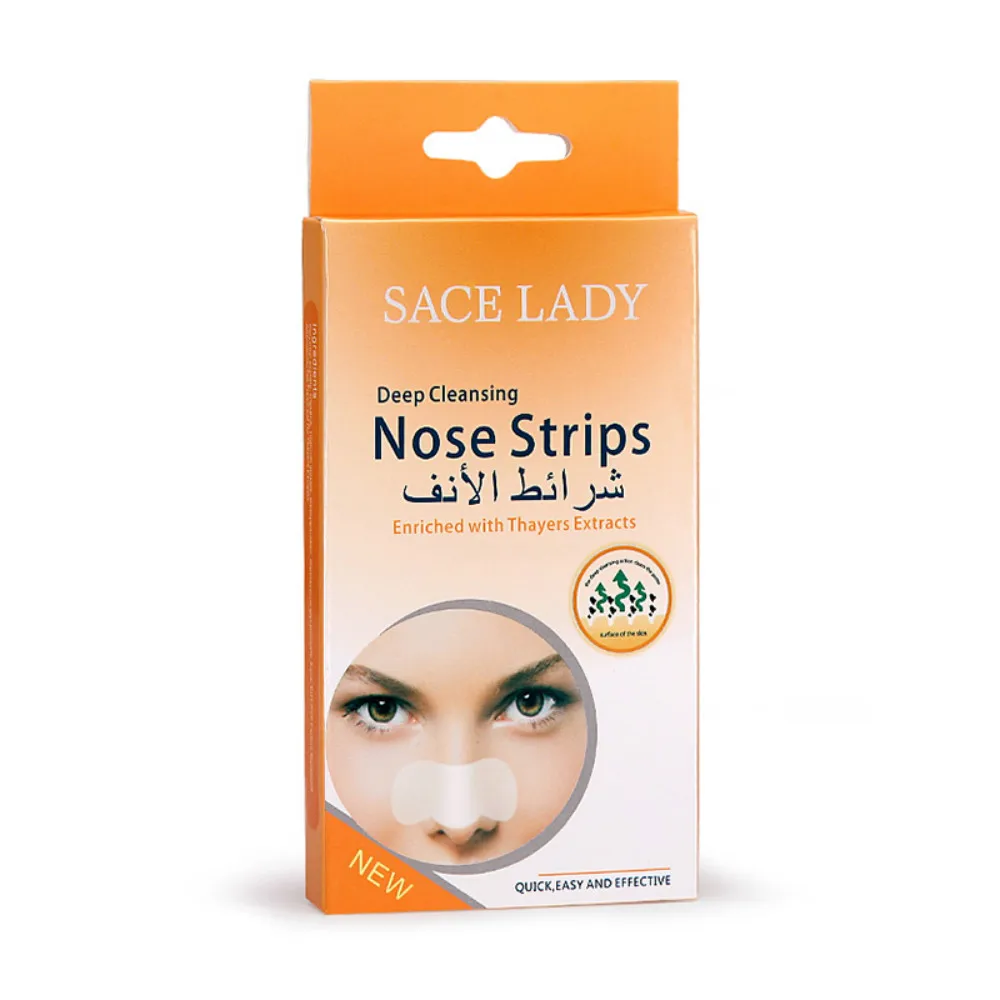 6 шт SACE LADY полоски для носа глубокая очищающая черные точки жидкость снятия пятна