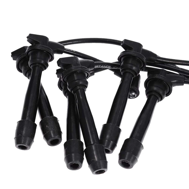 New-6Pcs набор проводов зажигания для hyundai Tiburon Sonata Santa Fe Kia Magentis Optima 2.7L V6 09015 3878
