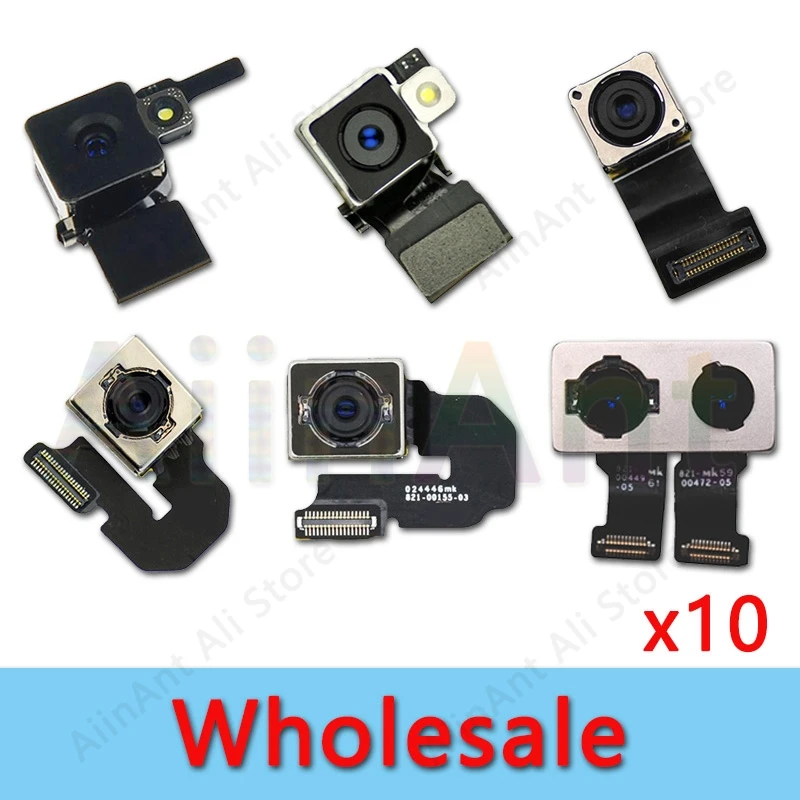 10 шт. для Iphone 4 4s 5 5c 5S 6 6s Plus большая задняя камера гибкий кабель