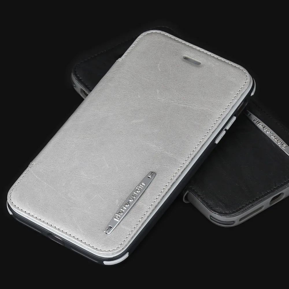Для iPhone 8 7 Plus SE 2020 Pierre Cardin Чехол для мобильного телефона из натуральной кожи