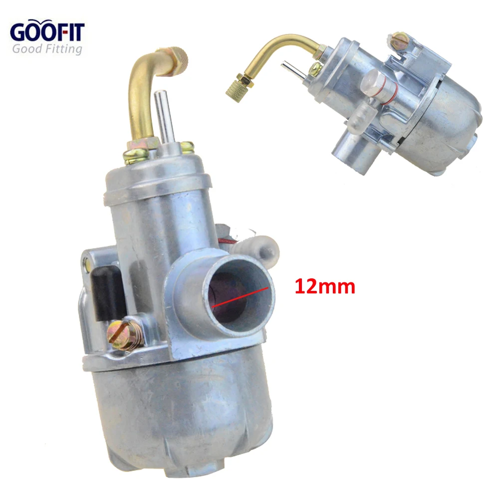 GOOFIT 15 мм/12 мм карбюратор Puch мопед Bing стиль Carb в наличии Макси Спорт Люкс Newport Cobra N090