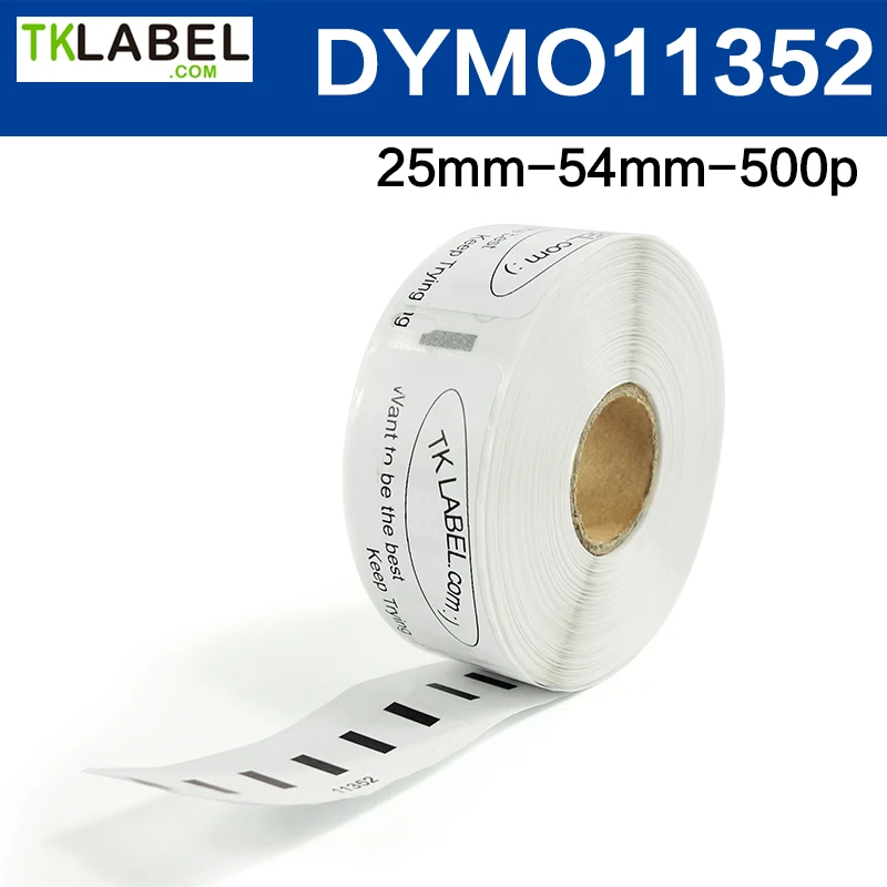 

3 x Rolls Dymo11352 Compatible Labels 25mmx54mm 500labels per roll