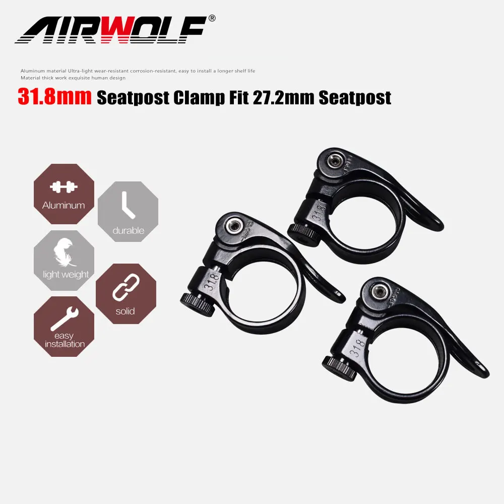 Airwolf 31 8 мм сплав горный велосипед подседельный хомут алюминий Quick Release горная
