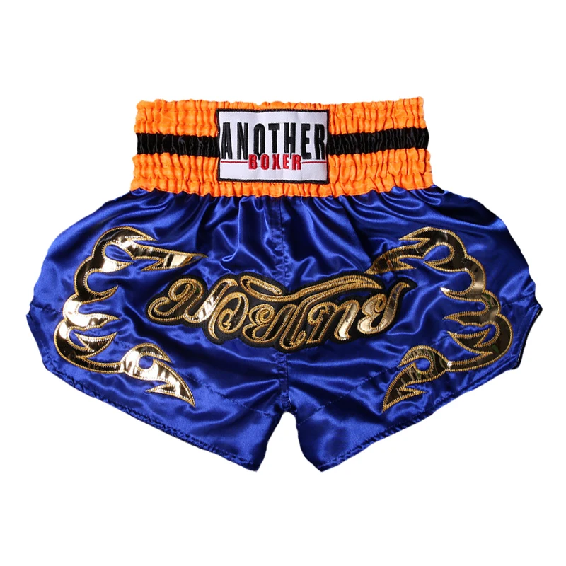 Детские тренировочные шорты для мальчиков, Mma Muay Thai Kick Boxing, детские боксерские шорты Bjj, спортивные шорты Sanda - Цвет: 4