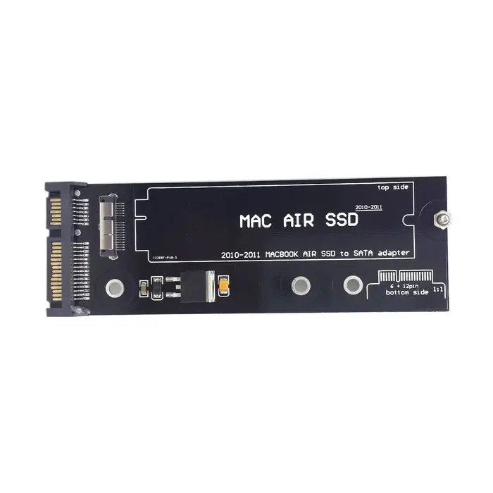 12 + 6pin SSD HDD к SATA 22Pin жесткий диск картридж PCBA для Apple 2010 2011 Macbook Air A1369 A1370 | Компьютеры