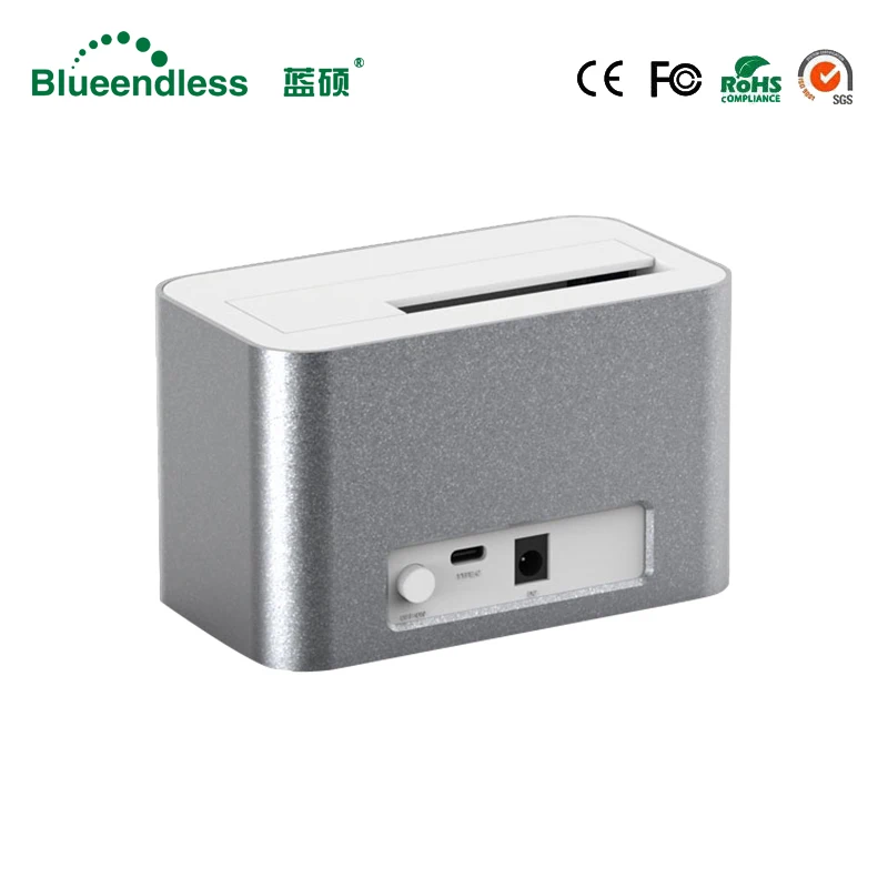 Алюминий Hdd док станция для Box 3 5 &quotSata Usb Тип C 0 Металл чтения детей возрастом 1 6 ТБ