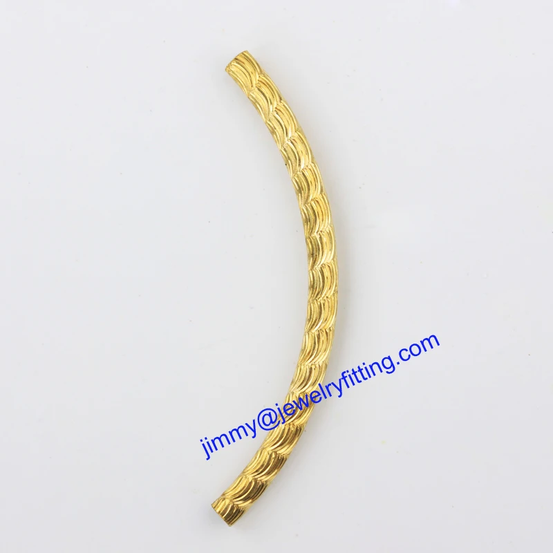 Ювелирных изделий металлической трубки Бусины шарики прокладки резной для