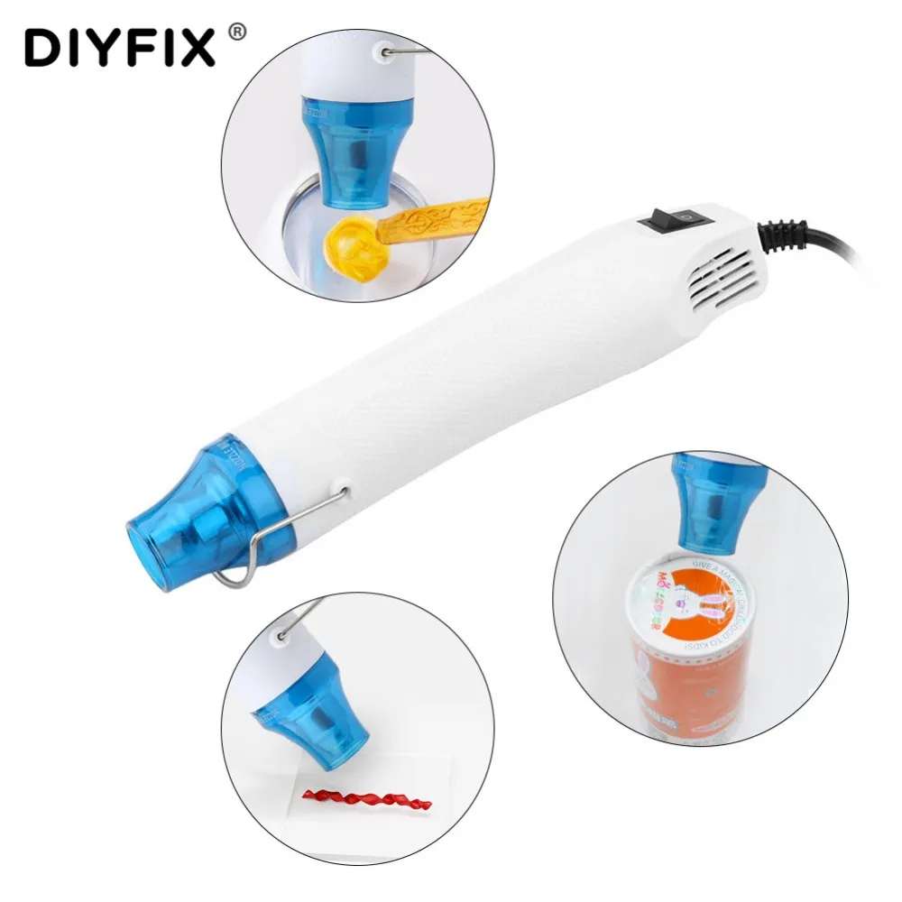 Тепловая пушка DIYFIX 220 В 300 Вт электроинструмент сделай сам с использованием