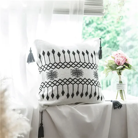 CushionCover 45x45cm XYZLS мягкое одеяло, Хлопковое трикотажное одеяло s для кровати, переносное теплое клетчатое покрывало для дивана на весну и осень, 130x160 см - Цвет: CushionCover 45x45cm