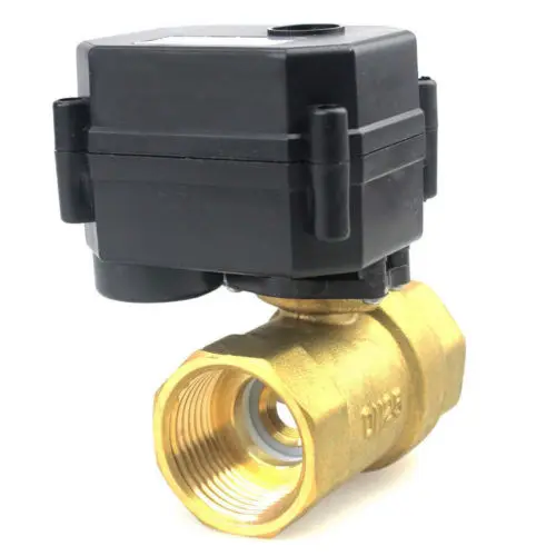 Новый 2 сторонний 1 &quotDN25 12 В/24 В постоянного тока латунь нормально закрытый/с