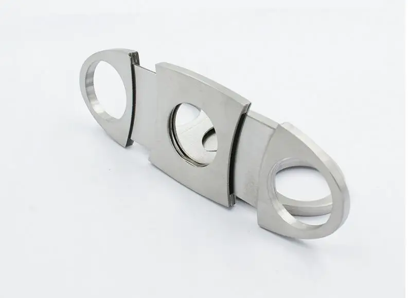 Двойные лезвия из нержавеющей стали гильотина резак для сигар карманный нож