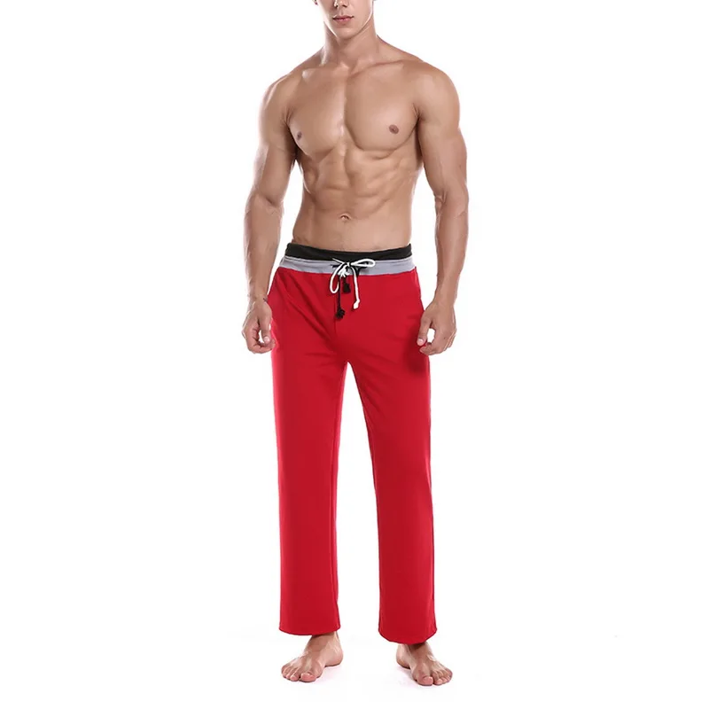 Wine Red Vertvie мужские спортивные штаны для бега эластичные фитнес тренировки на шнурке брюки обтягивающие спортивные брюки - Цвет: Wine Red