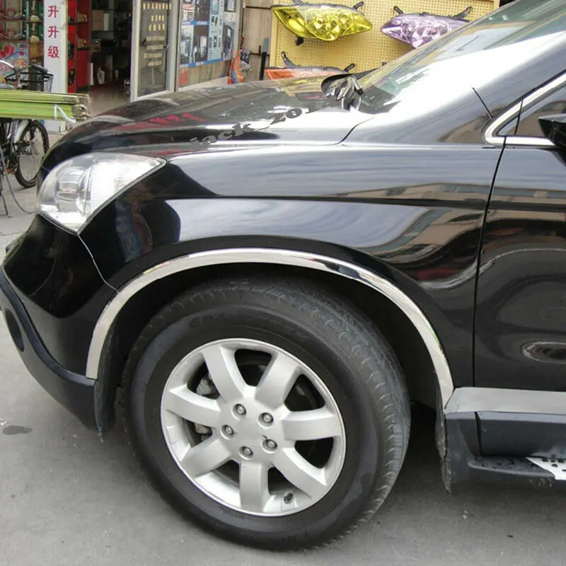 Накладка на колесико для бровей и арки из нержавеющей стали защита крыла губ Honda