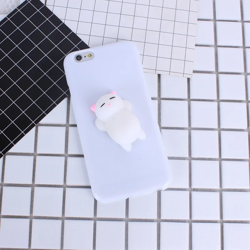 Милый мягкий чехол для телефона iphone se 5s 5 6s 6 7 8 плюс 3D милое животное кошка лапа
