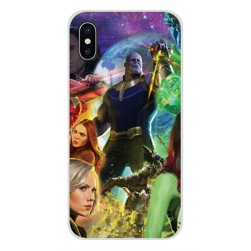 Для Motorola Moto X4 E4 E5 G5 G5S G6 Z Z2 Z3 G3 G2 C Play Plus прозрачный мягкий чехол для Marvel Avengers Infinity War