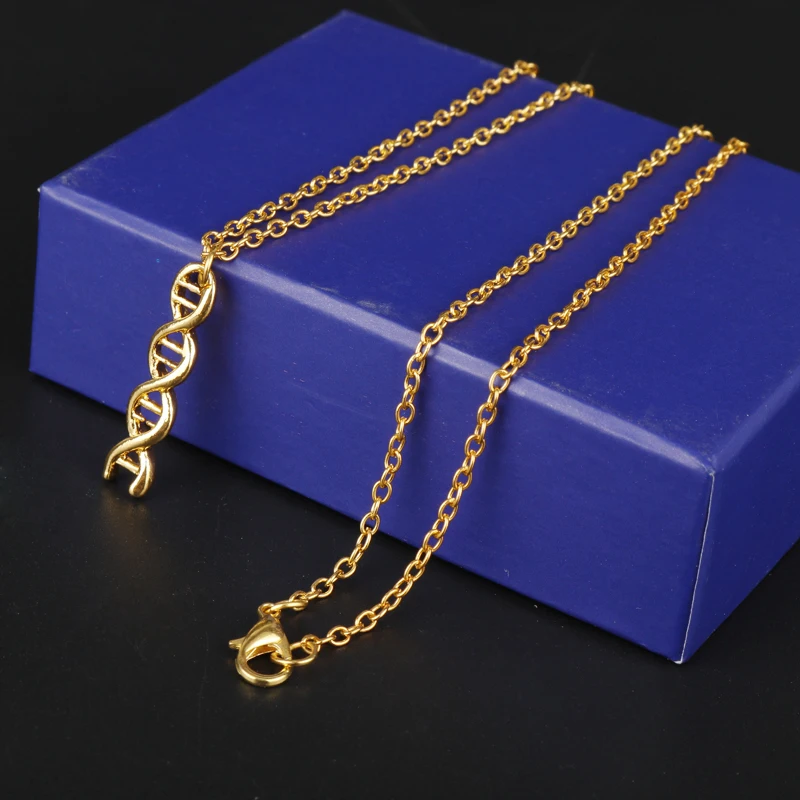 Новинка 2017 модное колье MQCHUN для женщин и девушек с ДНК двойной завиткой молекулой