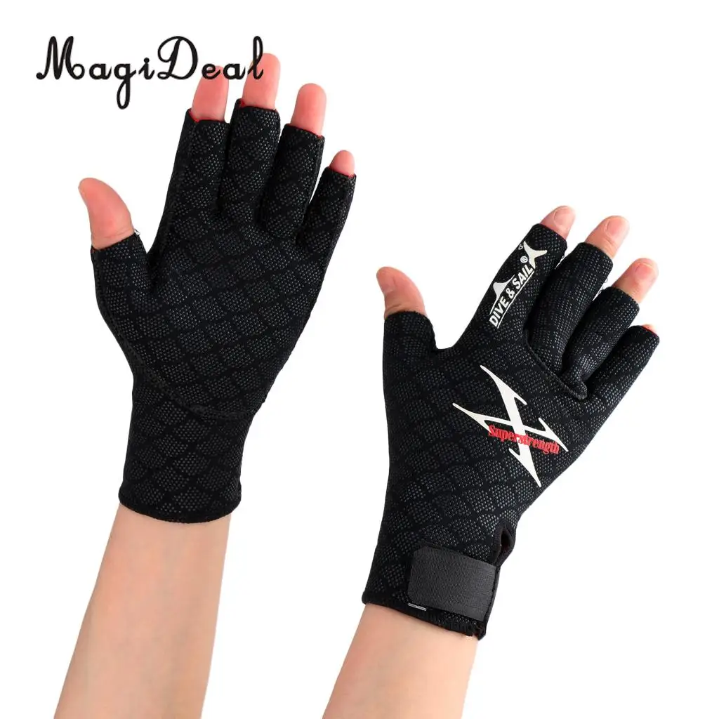 

MagiDeal Non-Slip Warm UV Protection Wetsuit Gloves for Kayak Scuba Diving Snorkeling Swimming Surfing Sailing Water Sports