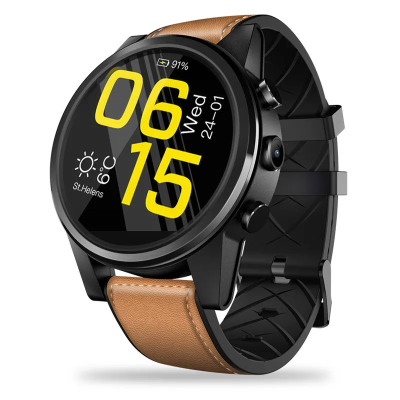 Модные Смарт часы для мужчин Zeblaze THOR 4 PRO 4g GPS Bluetooth SmartWatch Android 7 1 5MP камера 600mah mp3/MP4