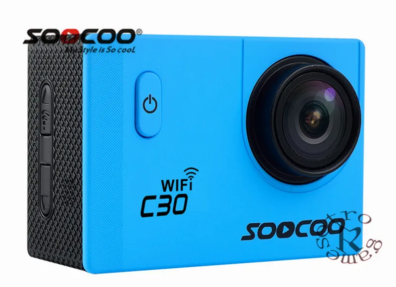 Soocoo c30/c30r действие Камера 4 К гироскопа Wi-Fi регулируемый угол обзора 170 градусов 2,0 ЖК-дисплей NTK96660 IMX078 Водонепроницаемая камера 30 м